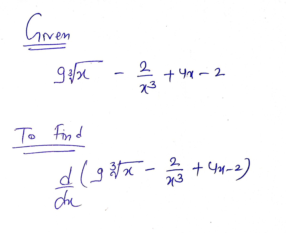 Calculus homework question answer, step 1, image 1